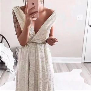 Lulus All That Shimmers Is Gold NYE Dress